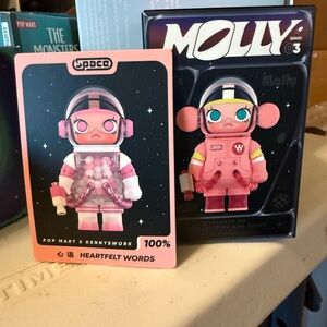 POP MART x Kennyswork Molly Space Series Action Figure - Heartfelt Words